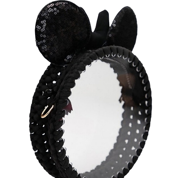 Mouse Ears Bow Clear Crossbody with Chain Strap - Picture 5 of 5